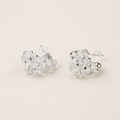 Crystal Halo Cluster Earrings