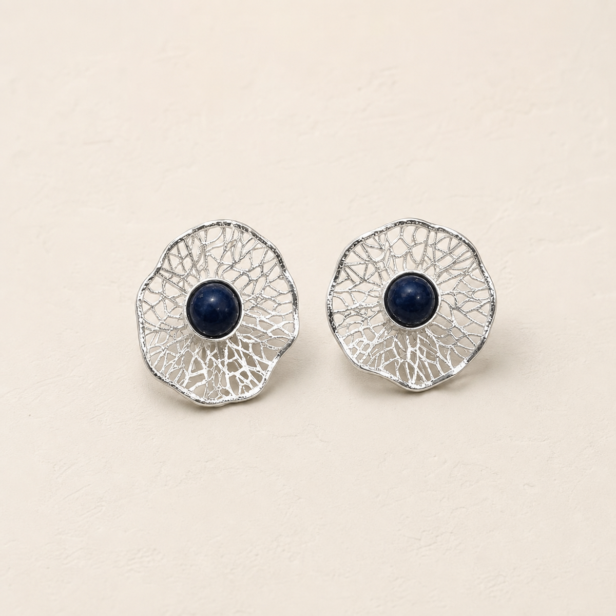 Midnight Filigree Statement Earrings
